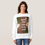 無神論者「アキシャルティルトがシーズンの理由」 スウェットシャツ (正面フル)