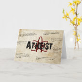 無神論者 カード (黄色い花)