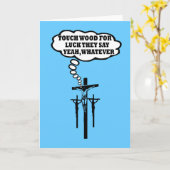 無神論者 カード (黄色い花)