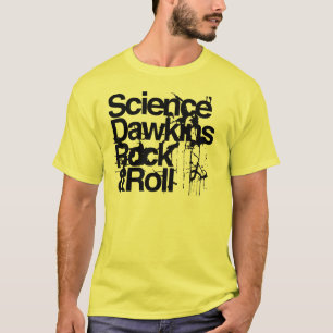 無神論者-グランジな科学のdawkins石及びロール tシャツ
