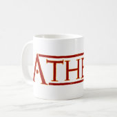 無神論者 コーヒーマグカップ (正面左)