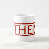 無神論者 コーヒーマグカップ (中央)