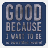 無神論者 スクエアシール (正面)