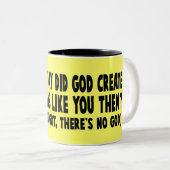 無神論者 ツートーンマグカップ (正面右)
