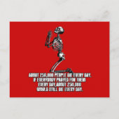 無神論者 ポストカード (正面)