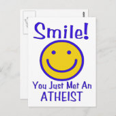 無神論者 ポストカード (正面/裏面)