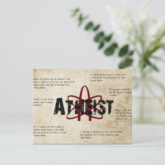 無神論者 ポストカード (スタンド正面)