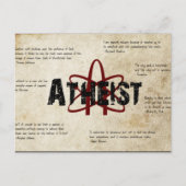 無神論者 ポストカード (正面)