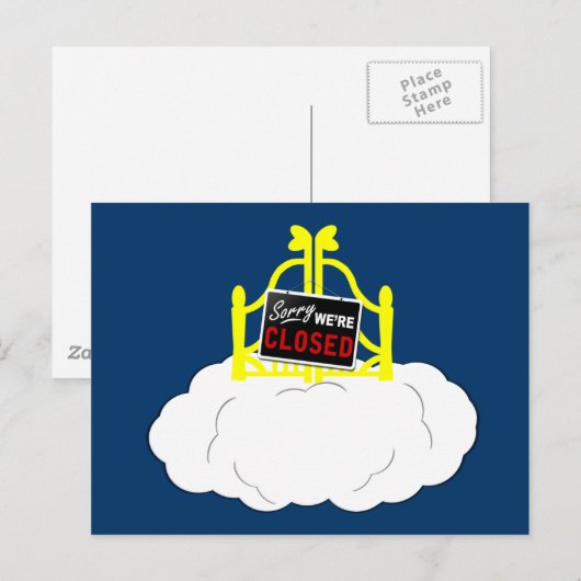 無神論者 ポストカード (正面/裏面)