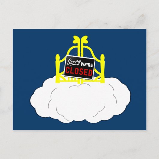 無神論者 ポストカード (正面)