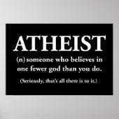 無神論者：一信じつの神ではない人 ポスター (正面)