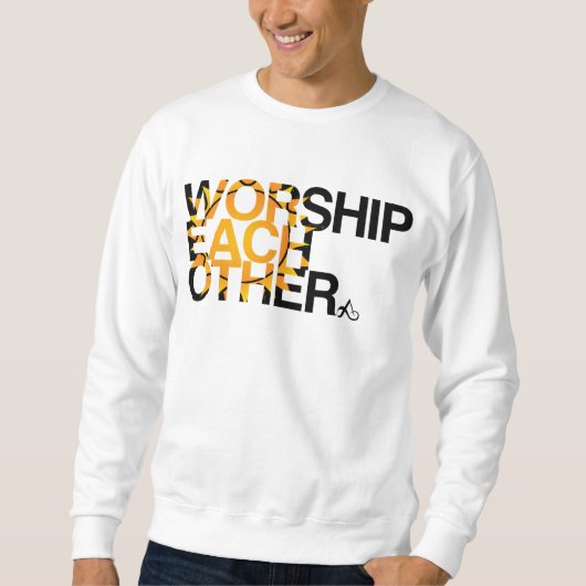 無神論者-崇拝互い スウェットシャツ (正面)