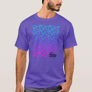 無神論者-崇拝互い Tシャツ