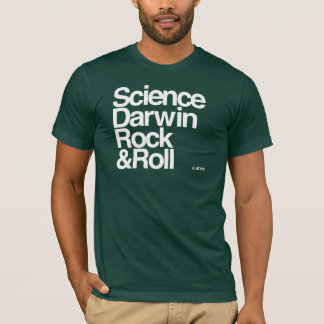 無神論者-科学のダーウィンのロックンロール Tシャツ