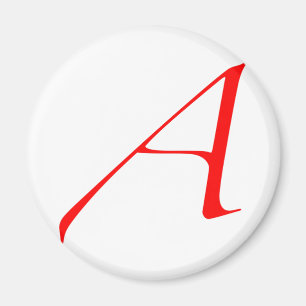 無神論者"A"のロゴ マグネット