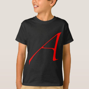 無神論者"A"のロゴ Tシャツ