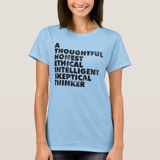 無神論者! Tシャツ (正面)
