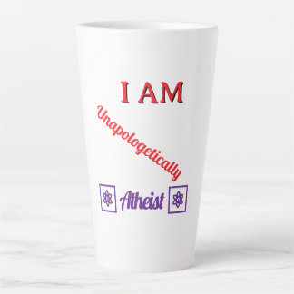 無神論者Tシャツ-謝罪はしません カフェラテマグ