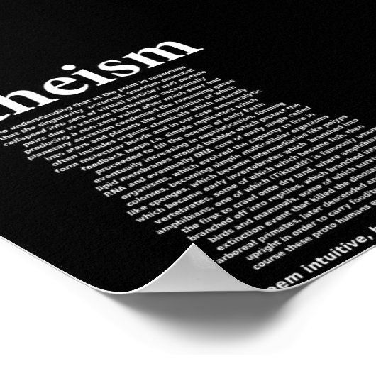 無神論 ポスター (角)