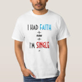 無神論/不可知論のジョーク Tシャツ (正面)