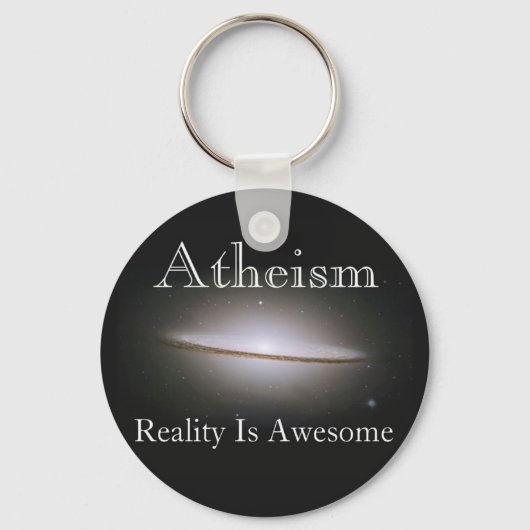 無神論、現実素晴らしは キーホルダー (正面)