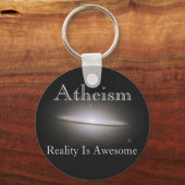 無神論、現実素晴らしは キーホルダー (正面)