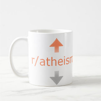 無神論Upvote コーヒーマグカップ