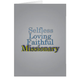 無私無欲な忠実な宣教師