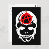 無秩序のスカル ポストカード (正面/裏面)