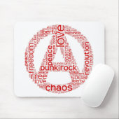 無秩序の形の世界の雲 マウスパッド (マウス)