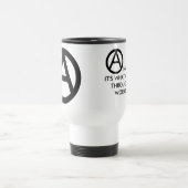 無秩序は仕事日によって私を得ます トラベルマグ (中央)