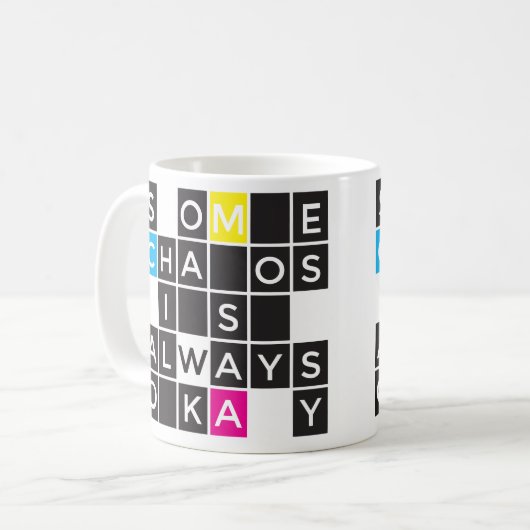 無秩序は良いです常に マグカップ (正面左)