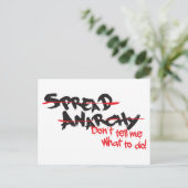 無秩序を広げて下さい! ポストカード (スタンド正面)