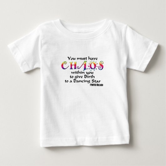 無秩序を持たなければなりません ベビーTシャツ (正面)