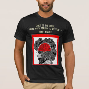 無秩序及び現実のデザイン Tシャツ