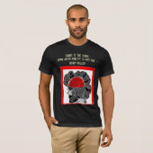 無秩序及び現実のデザイン Tシャツ (正面フル)