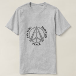 無秩序及び自由及び平和RaglanのTシャツ Tシャツ