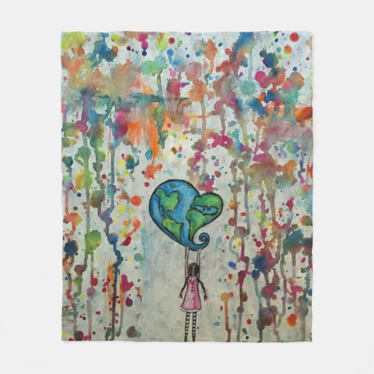 無秩序愛フリースブランケットの征服 フリースブランケット (正面)