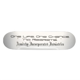 無秩序株式会社-古い学校板 スケートボード