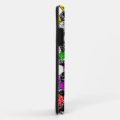 無秩序色のサッカーボール Case-Mate iPhoneケース (裏面/右)