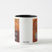 無秩序("正方形"のデザイン) マグカップ (中央)