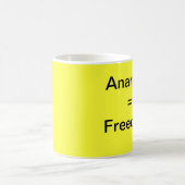 無秩序=自由のマグ コーヒーマグカップ (中央)