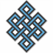 無端結び目 シール (正面)