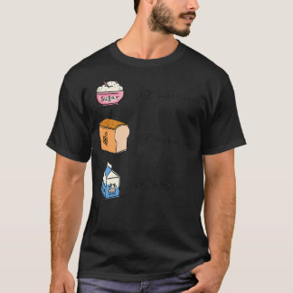 無糖グルテンフリー乳製品 Tシャツ