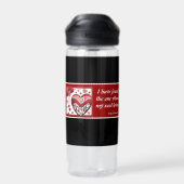 無素晴らし愛©マ11oz. ウォーターボトル (背面)