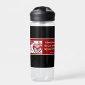 無素晴らし愛©マ11oz. ウォーターボトル (正面)