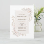 無素朴中性フローラ結婚の 招待状 (スタンド正面)
