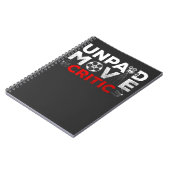 無給の映画評論家の映画ウォッチャー映画愛好家 ノートブック (左側)