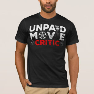 無給の映画評論家映画監督映画愛好家 Tシャツ