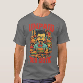 無給の食レポーター Tシャツ